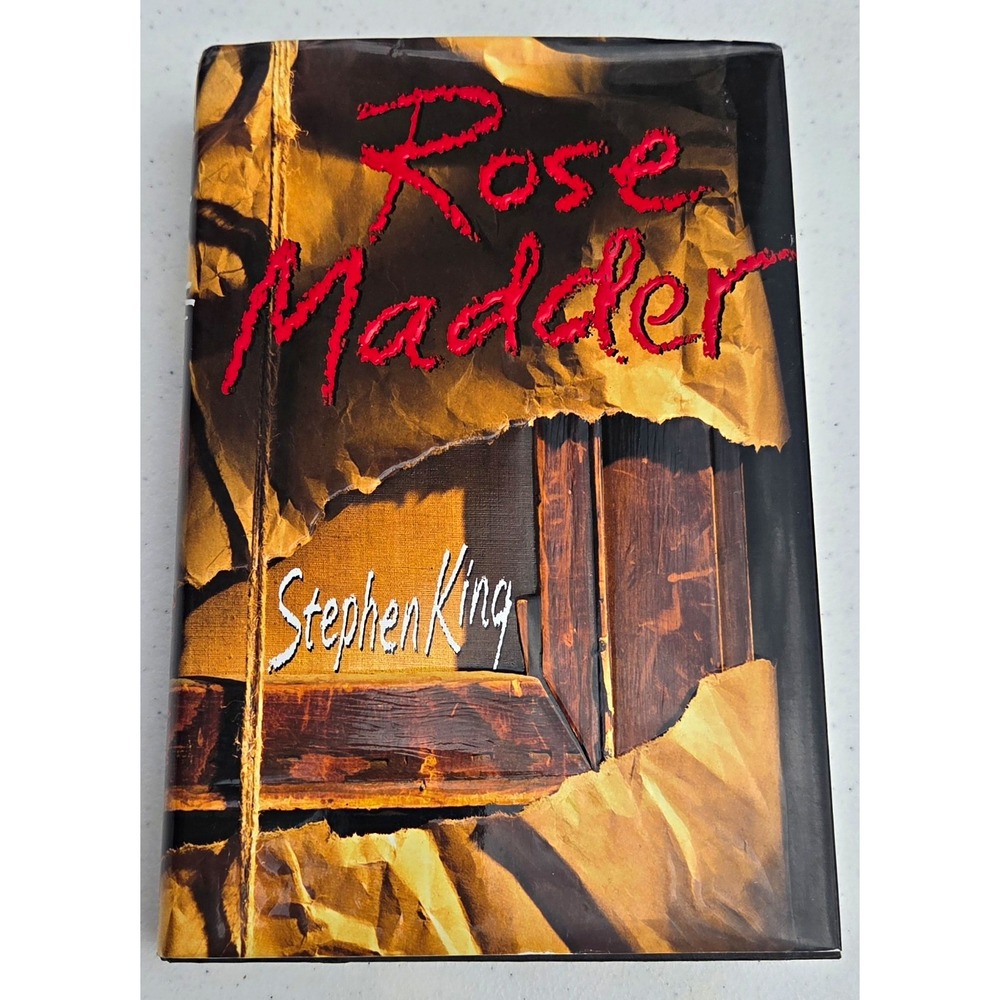 Stephen King Rose Madder 1995 Hardcover Viking Fiction Novel w/ Dust Jacket